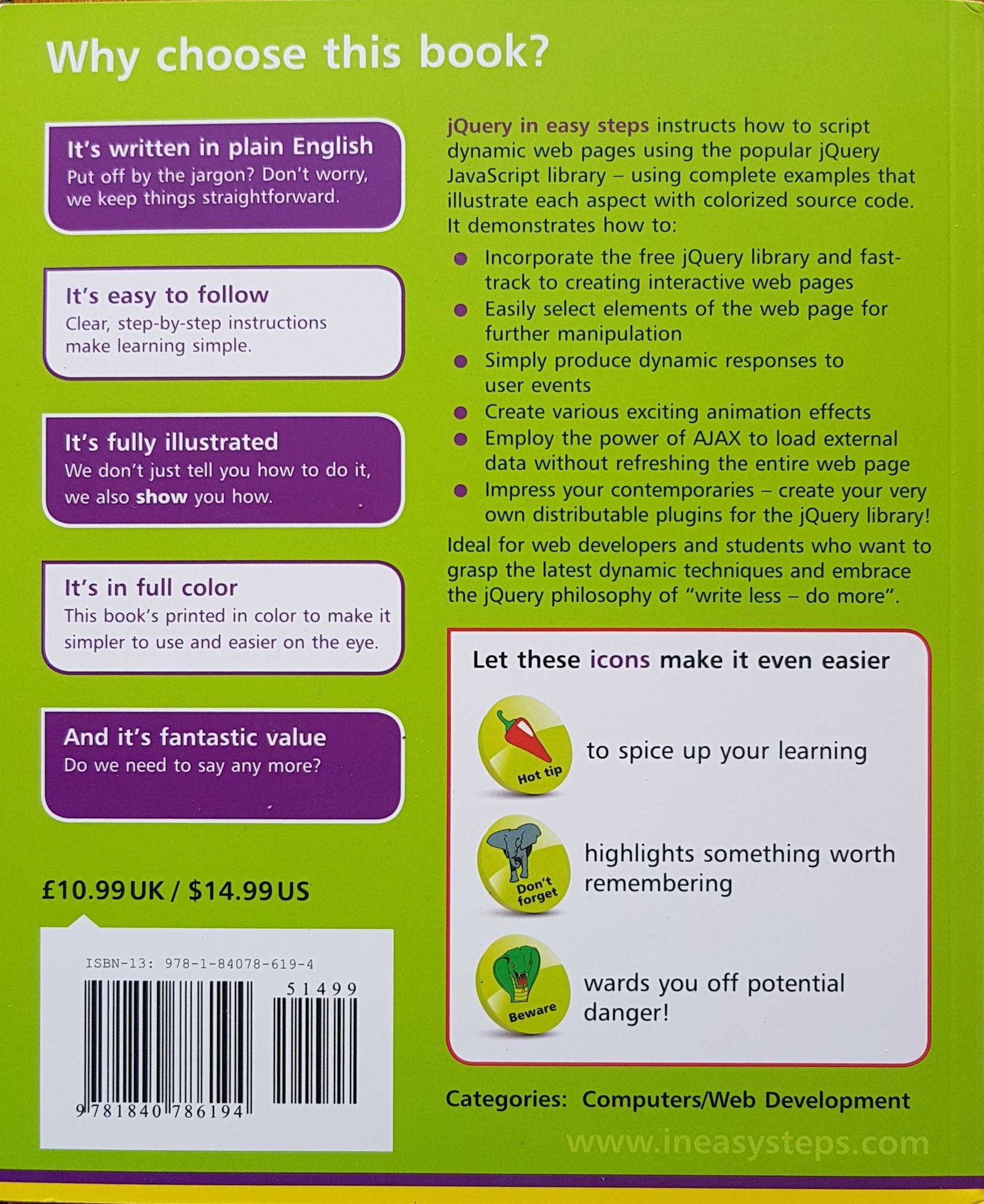 Back cover of 978-1-84078-619-4